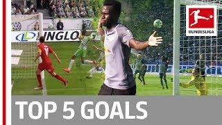 Alario, Hector, Bruma and More - Top 5 Goals on Matchday 34