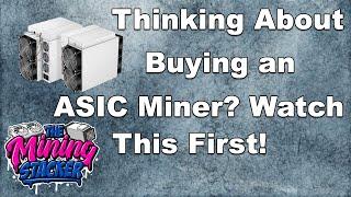 Thinking about Crypto Mining ? Buying an ASIC Miner? Watch this first #cryptomining #asicminer