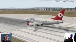 X-PLANE 11 | CANAKKALE HAVAALANI (LTBH) KALKIS VE INIS | IXEG B737 TÜRK HAVA YOLLARI UCAGI