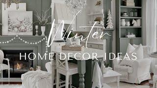 DECORATING AFTER CHRISTMAS || WINTER DECOR IDEAS || COZY AND CASUAL STYLING IDEAS