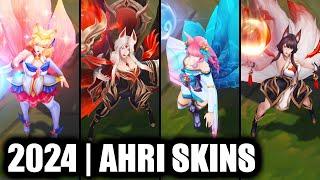 ALL AHRI SKINS SPOTLIGHT 2024 | League of Legends