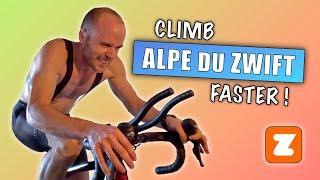 How to Climb the Alpe du Zwift FASTER!  Zwift Cycling Tips and Tricks Tutorial