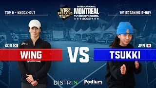 Wing vs Tsukki // Top 8 Bboys // WDSF BfG Int'l Montreal 2023