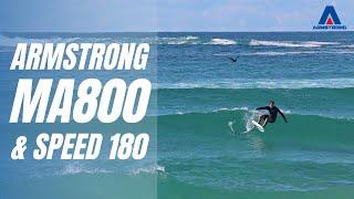 Prone foiling the Armstrong MA800 and 795 Performance mast - 1 session 4 waves