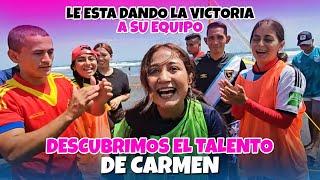 Al fin descubrimos en que es buena Carmen. SOLO ELLA LE HA DADO TODOS LOS PUNTOS A SU EQUIPO