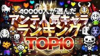 【４万８千人が投票】プレイヤーに愛されているキャラTOP１０！【Undertale/アンダーテール】