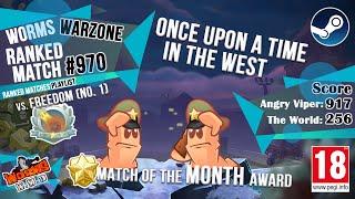 Ranked Match #970: Freedom (No. 1) vs. Angry Viper (No. 62) | Worms W.M.D Warzone