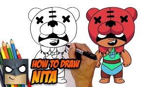 How to Draw Brawl Stars | NITA | Step-by-Step Tutorial