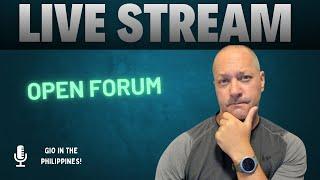 Open Forum Live Stream With Gio