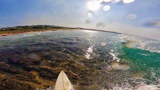 Surfing Secret African Point Break! (RAW POV)