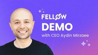 [2023] Fellow.app Demo with CEO Aydin Mirzaee 