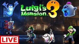 Luigi's Mansion 3 Live Stream Playthrough Part 2 Starting At Floor 7 & Hunting More Ghosts & Boos