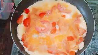 Tomato and Egg Stir Fry at Home | PeTer Kan Vlog