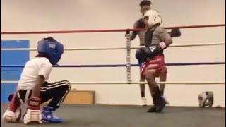 11 Y/O Boxer w/ Lomachenko MATRIX ANGLES & Gervonta Davis POWER: King Jr FULL FIGHT