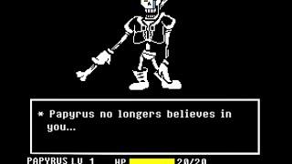 [UNDERTALE] Disbelief Papyrus - Genocide (SPOILERS?)