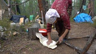 north nomads bake bread in the ash and live in mosquito hеll in summer