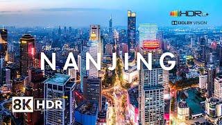 Nanjing City, China  in 8K ULTRA HD HDR 60 FPS Video by Drone