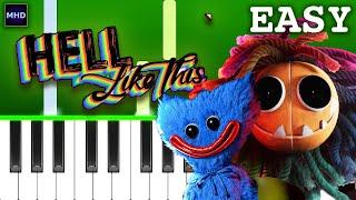 CG5 - HELL LIKE THIS - Piano Tutorial (Poppy Playtime Chapter 4)