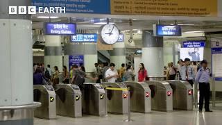 How Delhi’s Metro Moves Over 2.8 Million People a Day | BBC Earth Explore