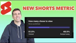 New YouTube Shorts Metric - Viewed vs Swiped Away