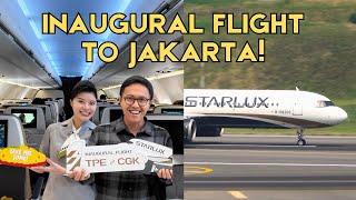 STARLUX TO JAKARTA! INAUGURAL FLIGHT JX761 TAIPEI TO JAKARTA | MASKAPAI TERBARU TAIWAN DI INDONESIA!