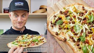 Bitte probiert diesen Flammkuchen!