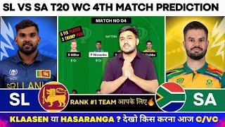 SL vs SA Dream11 Team | Sri Lanka vs South Africa Pitch Report & Playing XI | Dream11 Today Team