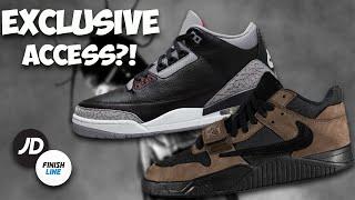 Jordan 3 Black CEMENT JD/FNL EA!? Travis Scott Jumpman Jack Dark Mochas US Raffles Starting SOON!