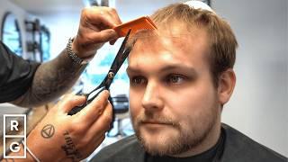 The BEST Haircut for a RECEDING Hairline | Talking Hair Loss