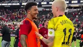 Jadon Sancho meets Marco Reus again