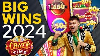 Top 5 Big Wins on Crazy Time 2024