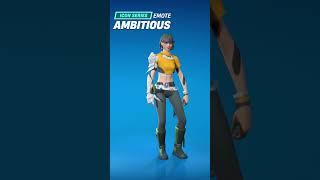 Fortnite NEW Ambitious Emote #shorts