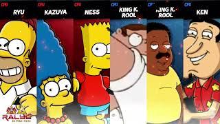 SMASH MODS ULTIMATE | THE SIMPSONS VS FAMILY GUY