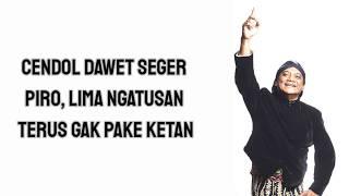 Lirik Lagu Pamer Bojo Versi Cendol Dawet