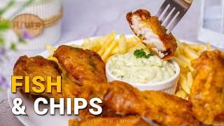 Authentic London-Style Fish and Chips Recipe | Delhi To Lahore