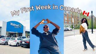 CANADA VLOG1# My First Week in Canada! New Number, SIN, New bank account, Apartment viewing & more