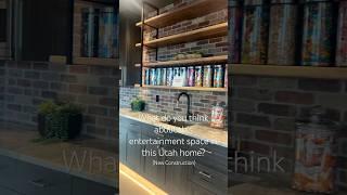 Utah New Construction, Entertainment Space #utahhomes #movingtoutah #entertainmentspace