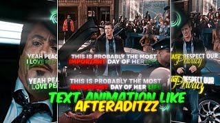 Text Animation Like Ae In Alight Motion Z Like @AfterAditZZ   | | Brufen_here2 |(Xml+Preset)