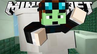 Minecraft | JUMPED INTO A TOILET!! | Tall Dropper Custom Map