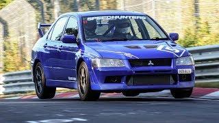 Mitsubishi Evo 7 FLAT OUT on the Nürburgring!