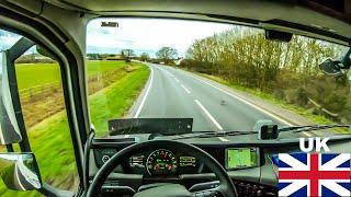 POV truck Driving Volvo fh13 500   Ely to Newmarket England