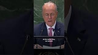 Palestinian PM addresses UN General Assembly