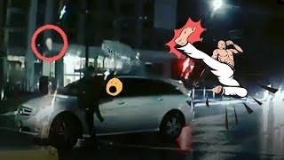 Vancouver's Worst Drivers: Angry Pedestrian Kicks Off Side Mirror!