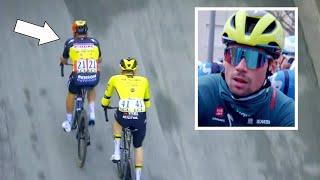 Remco Evenepoel CRAZY Attack Against Primoz Roglic | Paris-Nice 2024 Stage 1