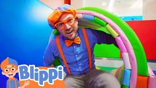 Blippi Visits the Funtastic Playtorium - Learn Shapes and Colours | Education Show For Toddlers