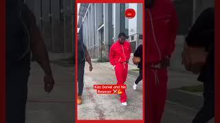 kizz Daniel and his Bouncer #kizzdaniel #kizzdanieltypebeat #shorts