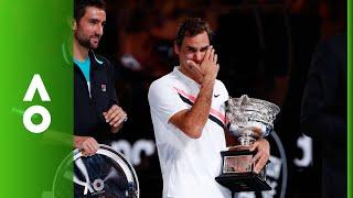 Roger Federer Men's Singles ceremony | Australian Open 2018