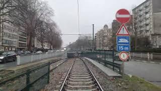 Cabview - STIB/MIVB - Brussels - Tram L 7 - RP Churchill to Heysel/Heizel - January 7th, 2024