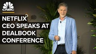 Netflix CEO Reed Hastings speaks at New York Times DealBook Conference – 11/6/2019