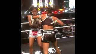 Kru Supernong teaching KO left hook to Vero Nika